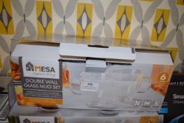 *Mesa 6pc Glass Mug Set