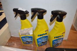 *Three 500ml of Rainex Glass Cleaner