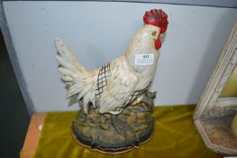 Cast Iron Chicken Doorstop