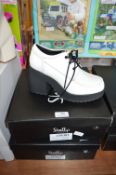 Two Pairs of Shelley's Platform Shoes Size: 7