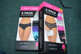 *Betsy Johnson Cotton Hipsters 2x 5pk Size: S