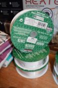 *Three 45m Rolls of Kirkland Wire Edged Ribbons