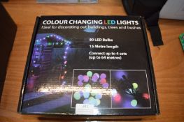 *Colour Changing LED String Lights 16m