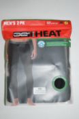 *32 Degrees Heat Men's Base Layer Pants 2pk Size: