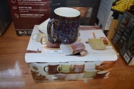 *6pc Reactive Glaze Mug Set