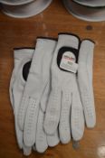 *Three Kirkland Golf Gloves Size: M/L