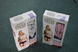 *Green Treat Lady's Briefs 2x 5pk Size: XS