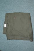 *Jachs Men's Straight Fit Green Trousers Size: 38x