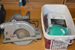 *Performance Circular Saw, plus Assorted Sandpaper, Blades, etc.