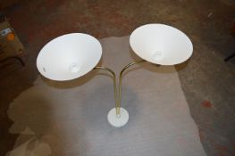 *White & Gold Effect Pendant Light