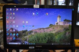 *ZooStorm Computer, Philips 22” Monitor, Keyboard, Mouse, and Speakers,