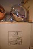 *iLite Silver Effect Pendant Light 36cm
