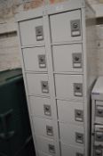 *Bank of Twenty Lockers 180x45x40cm (no keys, locked)