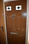 *Front Door in Frame 100cm wide x 222cm tall