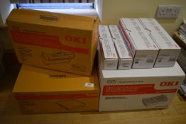 *OKI Printer Toner Cartridges, Inks, Fuser Unit, and a Transfer Belt