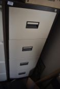 *Coffee & Cream Four Drawer Filing Cabinet (contents not included)