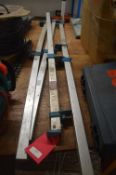 *Four Rolson 1.2m Aluminium Sash Clamps