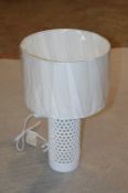 *White Table Lamp