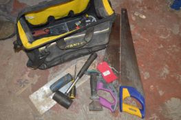 *Stanley Toolbag Including Two Saws, Bolster, Hamm