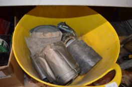 *Bucket of Flashing and Damp Proof Coursing