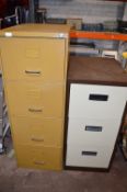 Four Drawer and Three Drawer Filing Cabinet