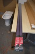 *Two Universal Pattern Blackout Blinds (grape) 180cm x 170cm drop