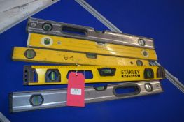 *Five Spirit Levels Including Stanley, etc.