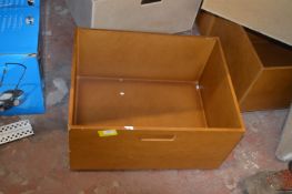 *Two MDF Storage Boxes on Castors