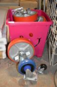 *Box of Assorted Castor Wheels