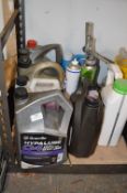 *Mixed Lot to Include Various Oils, Hardhats, Extension Cables, Gloves, etc.