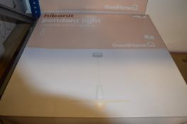 *Two White Pendant Lights