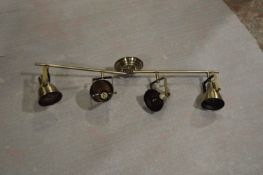 *Brushed Brass Effect Ceiling Light