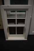 *White PVC Sash Window 60cm wide x 90cm tall