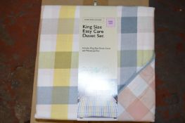 *King Size Easy Care Duvet Set