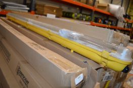 Set of Six Yellow Strip Lights