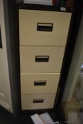*Coffee & Cream Four Drawer Filing Cabinet