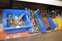 Mixed Lot Including Brushes, Bolts, Drill Bits, etc.