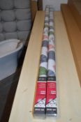 *Six Universal Pattern Blackout Blinds (scattered leaf multi) 150cm x 170cm drop