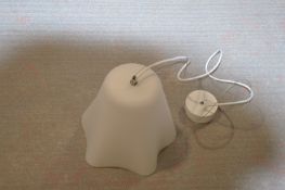 *White Pendant Light