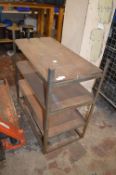 *Four Shelf Steel Rack 3ft x 18