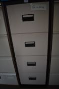 *Coffee & Cream Four Drawer Filing Cabinet (contents not included)