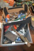 *Two Lots of Miscellaneous Garage Tools Including Tape Measures, Clamps, Allan Kets, etc.