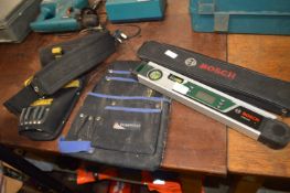 *Bosch PAN 220 Digital Spirit Level, and Two Tool