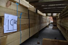 *~60 4.8m Lengths of 47x47mm Sawn Green Treated Timber