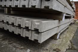 *Twenty 7ft Slotted Concrete Posts