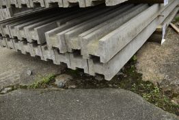 *Nineteen 9ft Slotted Concrete Posts and One 8ft