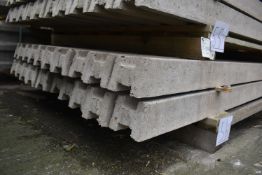 *Twenty 6ft Slotted Concrete Posts