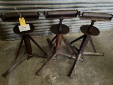 *Three Heavy Duty Metal Roller Stands