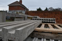 *Four 7ft Slotted Concrete Posts