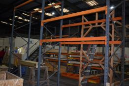 *Two Bays of Pallet Racking Comprising Three 400x112cm Uprights and Twenty Beams